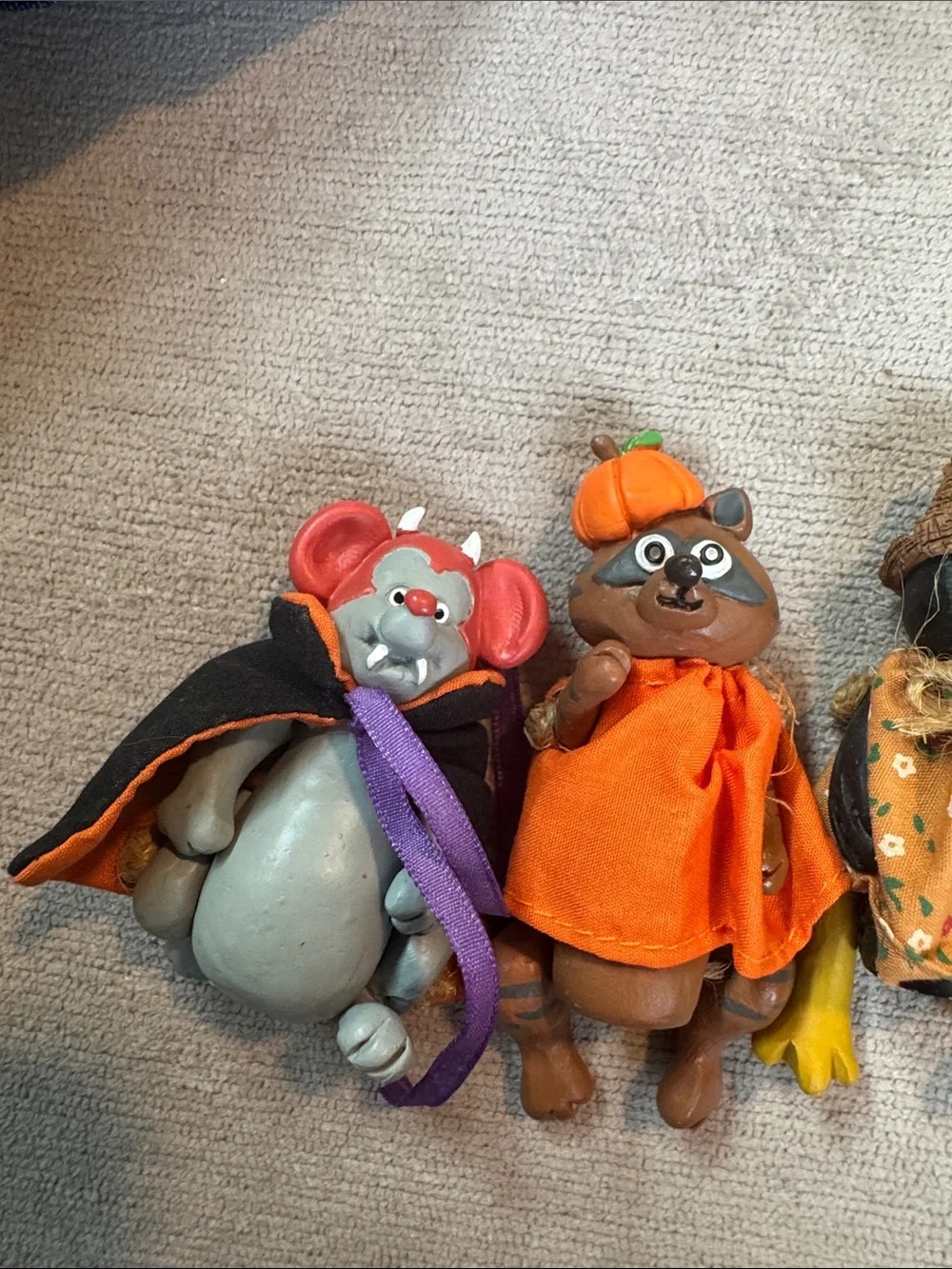 Russ Berrie shelf sitter bird along with friends